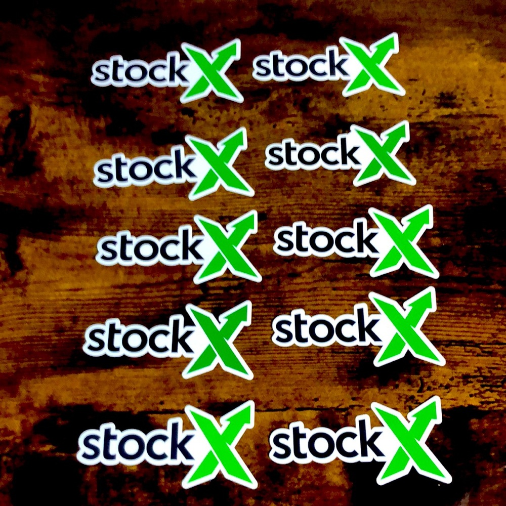 10 pack of Stock X stickers